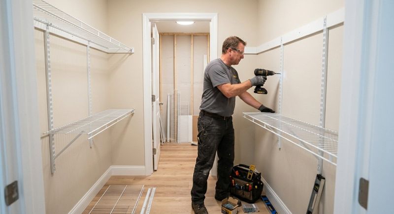 Closet Shelving Installation in Frederick, MD