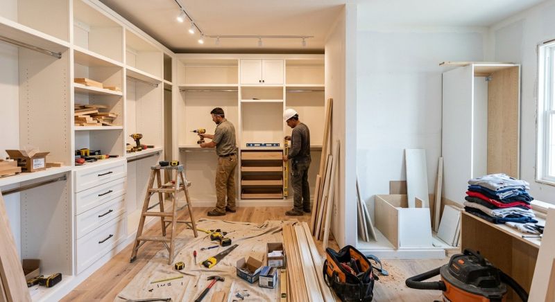 Walk In Closet Installation in Greensboro, NC